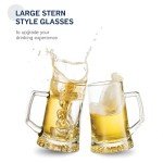 Bormioli Rocco 4-Pack Large Beer Mugs