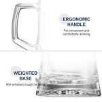 Bormioli Rocco 4-Pack Large Beer Mugs