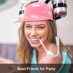 Ekkhysis Funny Beer Drinking Hat for Men