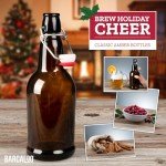 12 Pack of 16oz Amber Bottles for Brewing