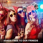 Ekkhysis Funny Beer Drinking Hat for Men