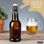 12 Pack of 16oz Amber Bottles for Brewing
