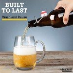 12 Pack of 16oz Amber Bottles for Brewing