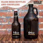 12 Pack of 16oz Amber Bottles for Brewing