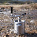 Portable Stainless Steel Mini Growler with CO2 Regulator