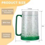 Lily's Home Insulated Freezer Beer Mugs - Set of 4