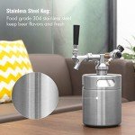 Portable Stainless Steel Mini Growler with CO2 Regulator