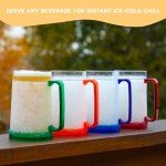 Lily's Home Insulated Freezer Beer Mugs - Set of 4