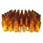 24 Pack Reusable 500ml PET Amber Beer Bottles