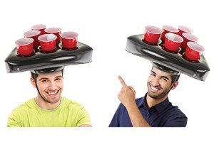 Kovot Inflatable Pong Hat Set for Parties