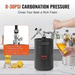 Stainless Steel 5L Beer Growler Tap System