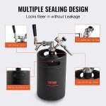 Stainless Steel 5L Beer Growler Tap System