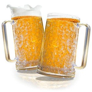 Granatan Double-Walled Frozen Beer Mugs - Set of 2