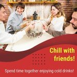 Granatan Double-Walled Frozen Beer Mugs - Set of 2