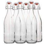 AYL Flip Top Glass Bottles for Brewing (6-Pack)
