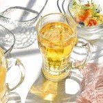 Set of 8 Large Beer Mugs with Handles