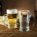 Set of 8 Large Beer Mugs with Handles