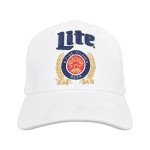 Miller Lite Beer White Hat by Tee Luv