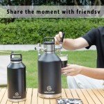 128oz Stainless Steel Mini Keg Growler Dispenser