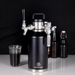 128oz Stainless Steel Mini Keg Growler Dispenser