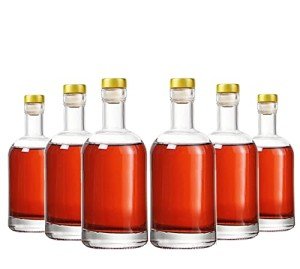 12 oz Clear Glass Bottles - Pack of 6