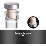 12 oz Clear Glass Bottles - Pack of 6