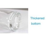 12 oz Clear Glass Bottles - Pack of 6