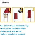 12 oz Clear Glass Bottles - Pack of 6