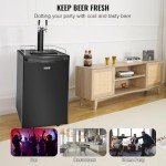 VEVOR Dual Tap Beer Kegerator with CO2 Cylinder