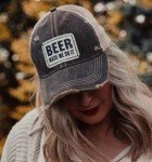 Vintage Life Baseball Cap with Fun Sayings - Black