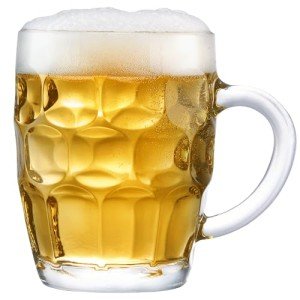 Burns Glass German Dimple Beer Mug - 19 oz