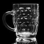 Burns Glass German Dimple Beer Mug - 19 oz