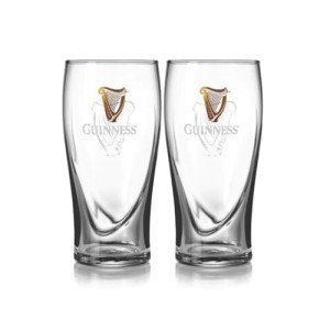 Guinness 20oz Twin Pack Beer Glasses Set