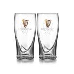 Guinness 20oz Twin Pack Beer Glasses Set