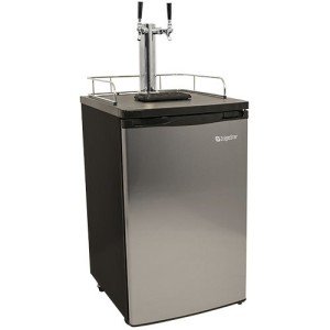 EdgeStar Dual Tap Stainless Steel Kegerator