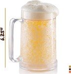 Double Wall Insulated Beer Mugs - 2 Pack