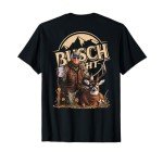 Funny Retro Beer Hunting T-Shirt for Outdoor Lovers