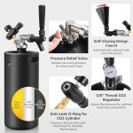 MRbrew 128oz Mini Keg Beer Dispenser System