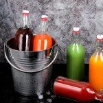 YEBODA 16oz Glass Swing Top Bottles - 6 Pack