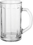 Set of 4 Heavy Glass Beer Mugs