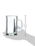 Set of 4 Heavy Glass Beer Mugs