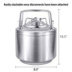 1.6 Gallon Mini Ball Lock Keg for Homebrewing