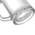 SOUJOY 8 Pack 12 Oz Glass Beer Mugs