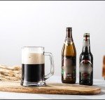SOUJOY 8 Pack 12 Oz Glass Beer Mugs