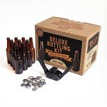 Home Brewing Deluxe Bottling Kit with Bottles & Caps