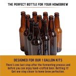 Home Brewing Deluxe Bottling Kit with Bottles & Caps