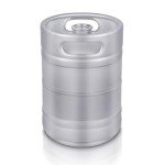 2.5 Gallon American Barrel Keg with Sankey Valve