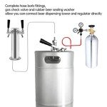 2.5 Gallon American Barrel Keg with Sankey Valve