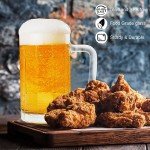 4 Pack 16oz Heavy Glass Beer Mugs