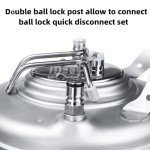 5 Gallon Stainless Steel Ball Lock Beer Keg